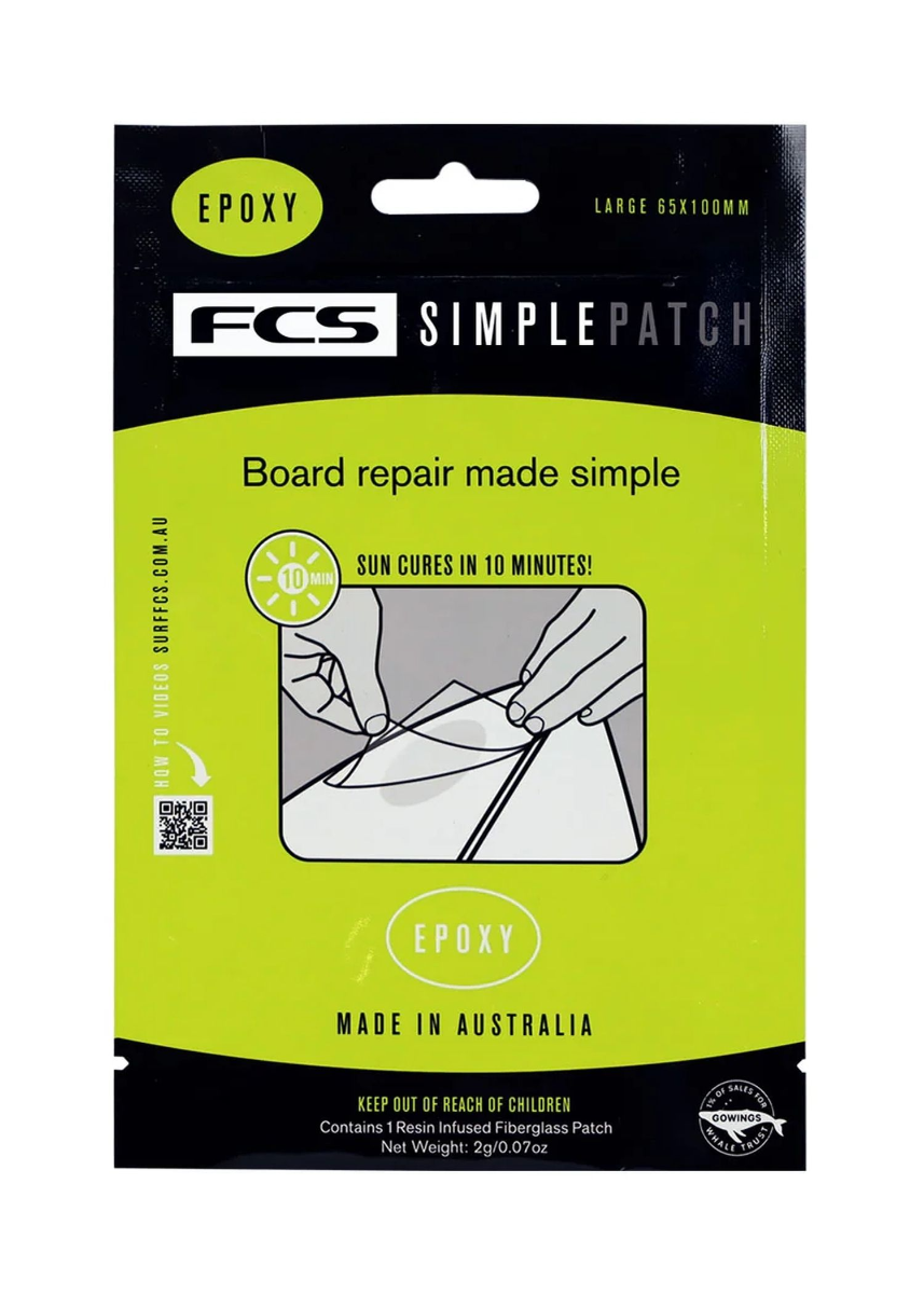 FCS Simple Patch Surfboard Repair Patch Large Epoxy