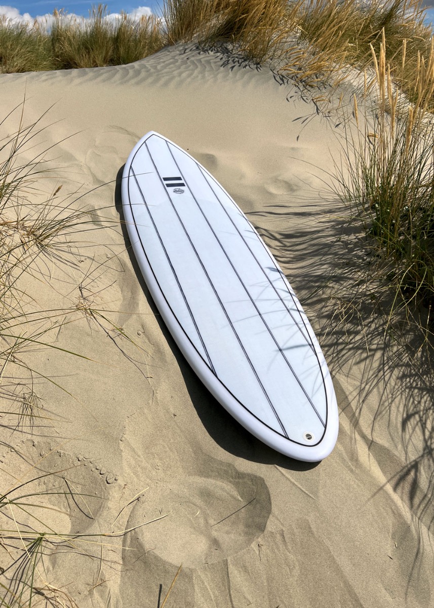 Indio Racer Surfboard 6Ft8 Stripes