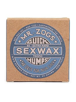 Sexwax Quick Humps Extra Hard Surfboard Wax Blue Tropic