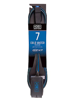 Ocean & Earth Cold Water One-XT Leash 7ft BlkBlu