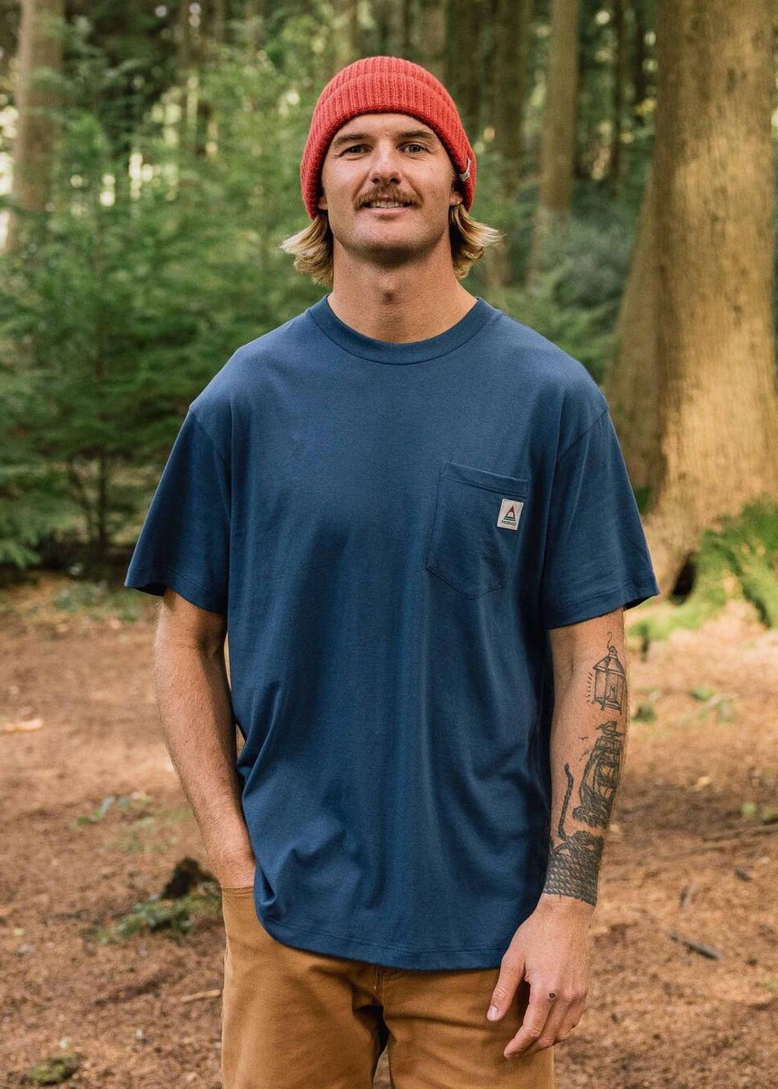 Passenger Heritage Relaxed Fit Tee Dark Denim
