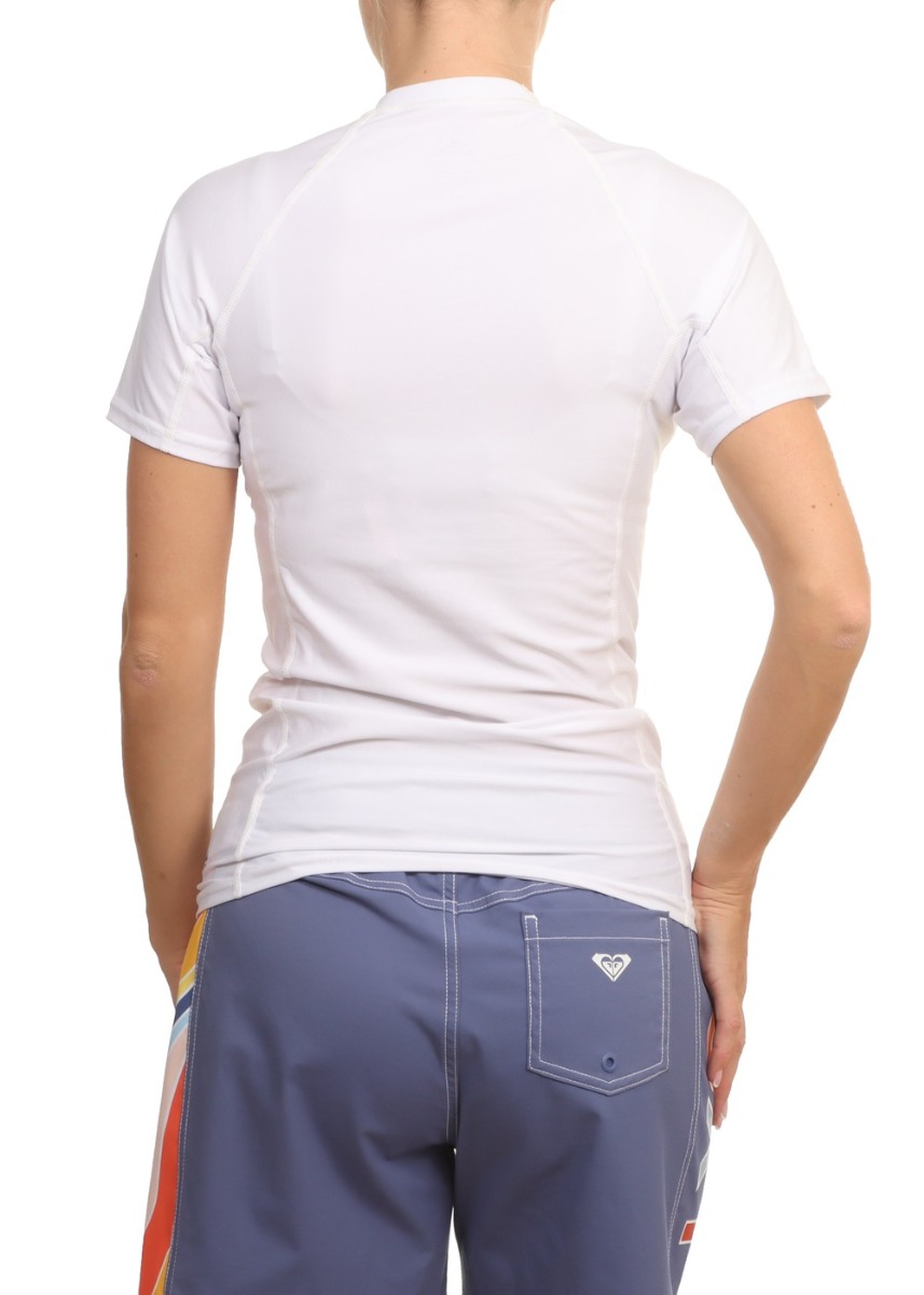 ONeill Ladies Basic Skins Rash Vest Off White