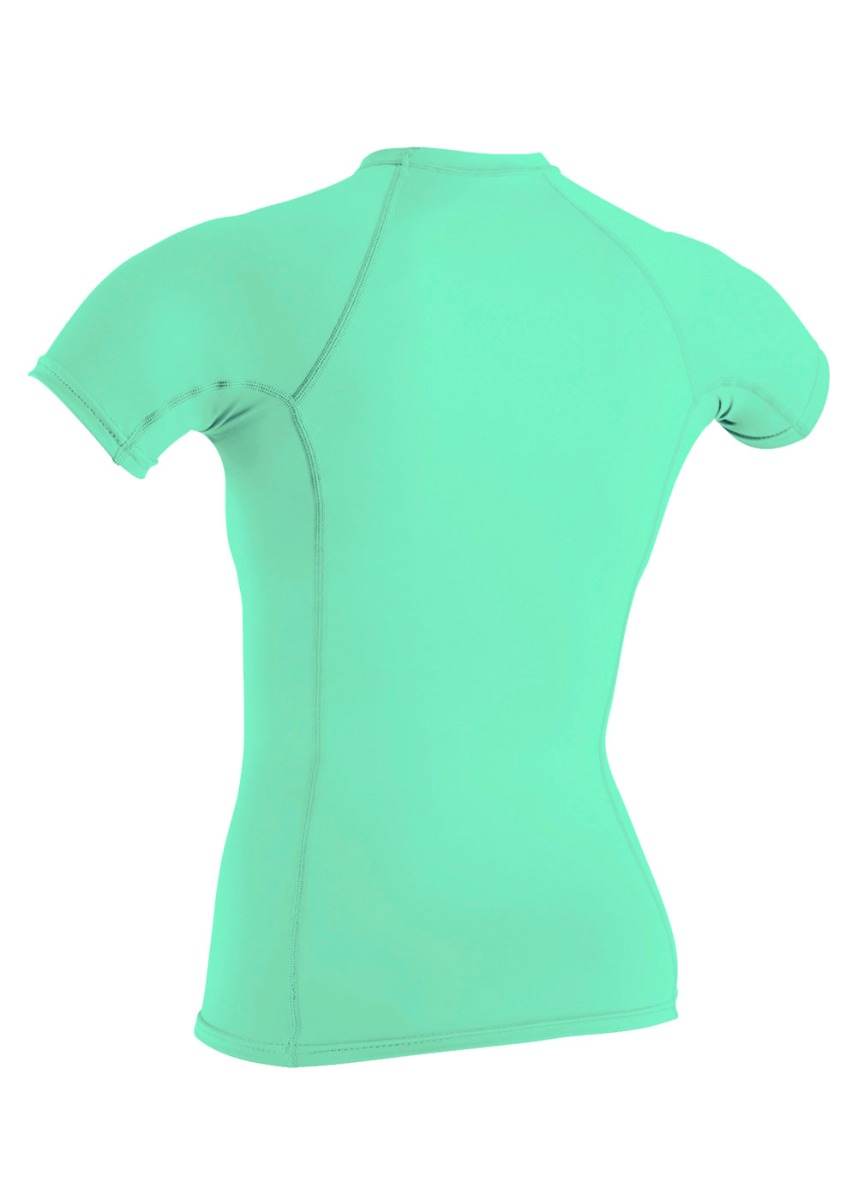 ONeill Ladies Basic Skins Rash Vest Aqua