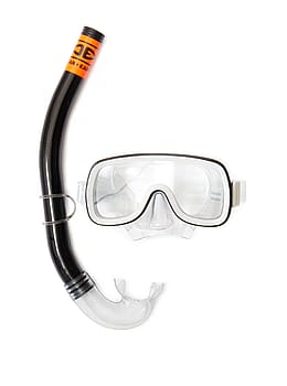 Ocean & Earth Free Dive Mask and Snorkel Black