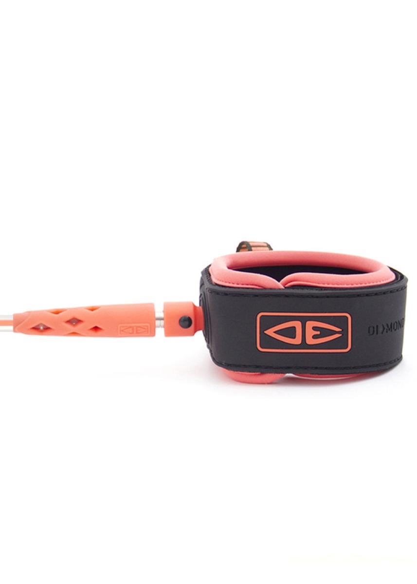 Ocean & Earth Regular 6ft Surfboard Leash Coral