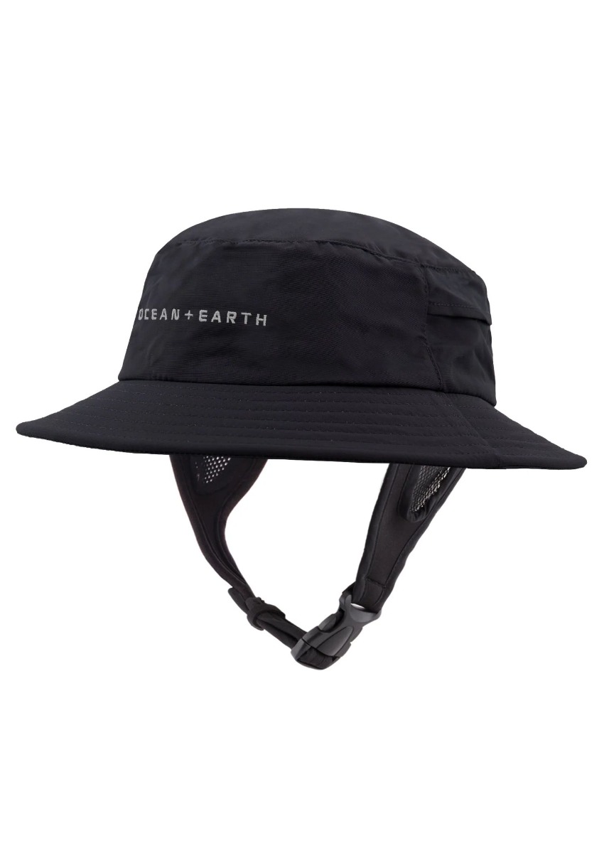 Ocean & Earth Bingin Soft Peak Bucket Surf Hat Blk