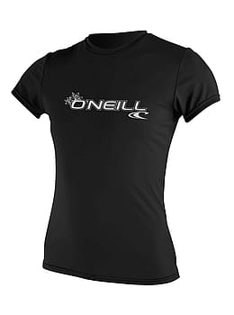 ONeill Ladies Basic Skins Rash Tee Black