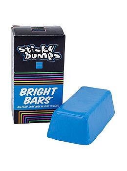 Sticky Bumps Bright Bars Surf Wax Turbo Wave blue
