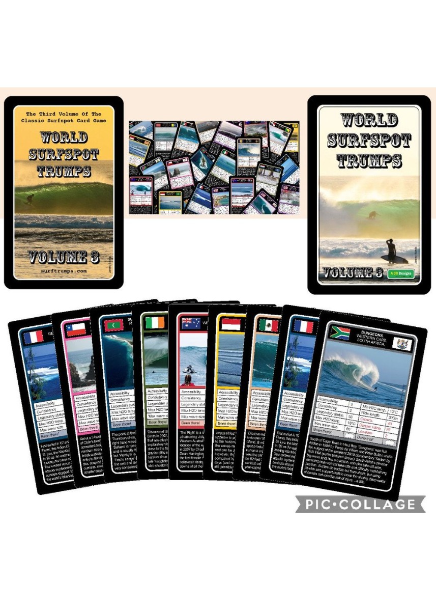 World Surfspot Trump Cards Volume 3 Black