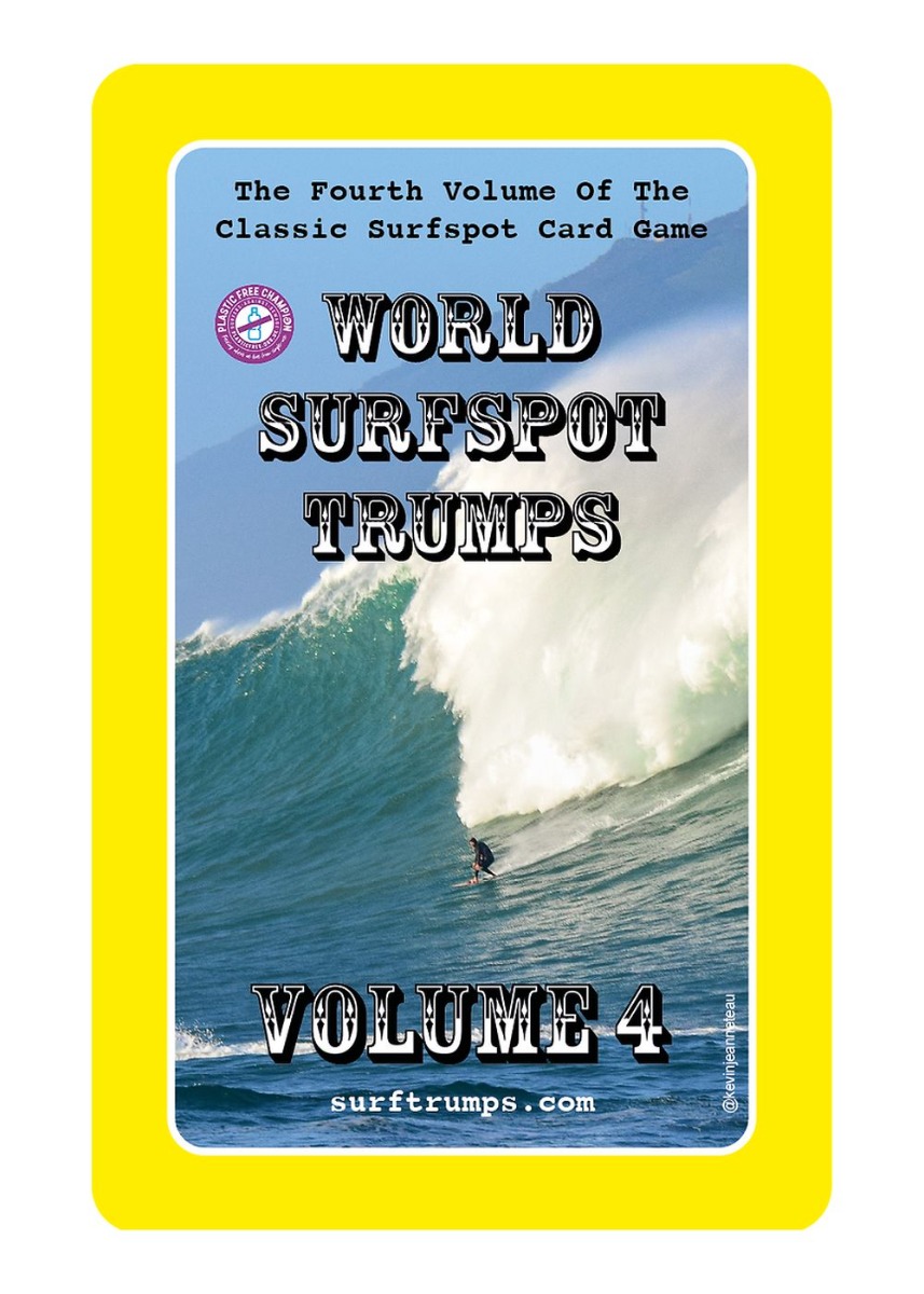 World Surfspot Trump Cards Volume 4 Yellow