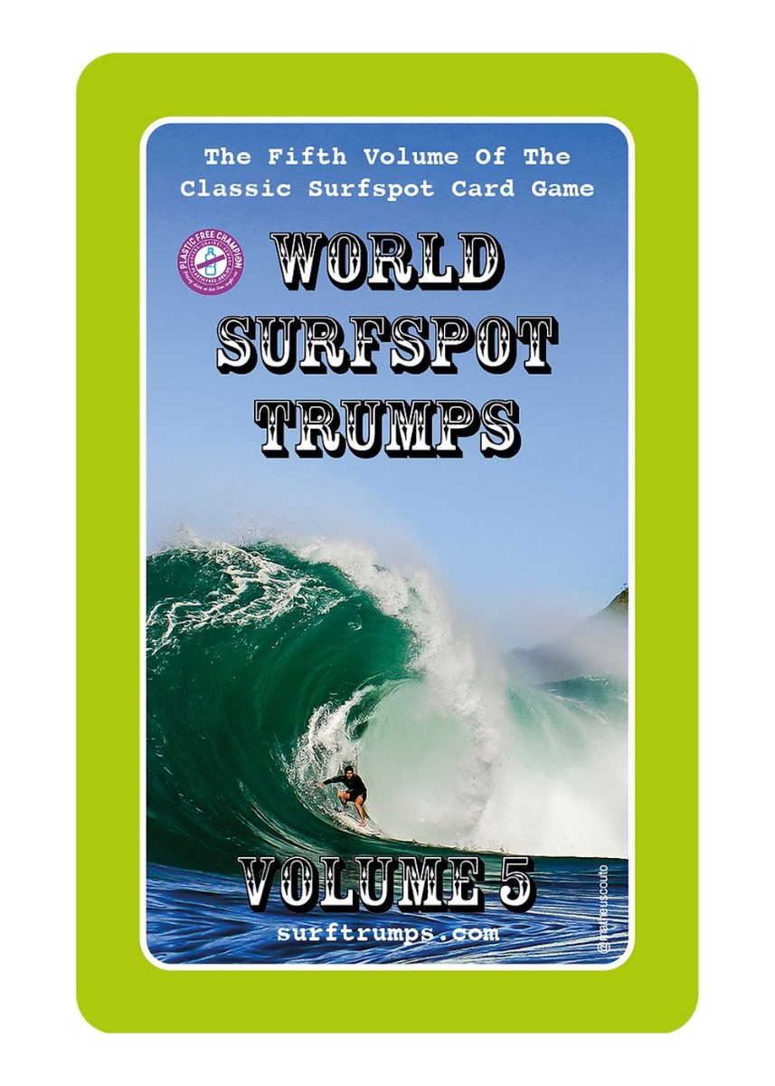 World Surfspot Trump Cards Volume 5 Green