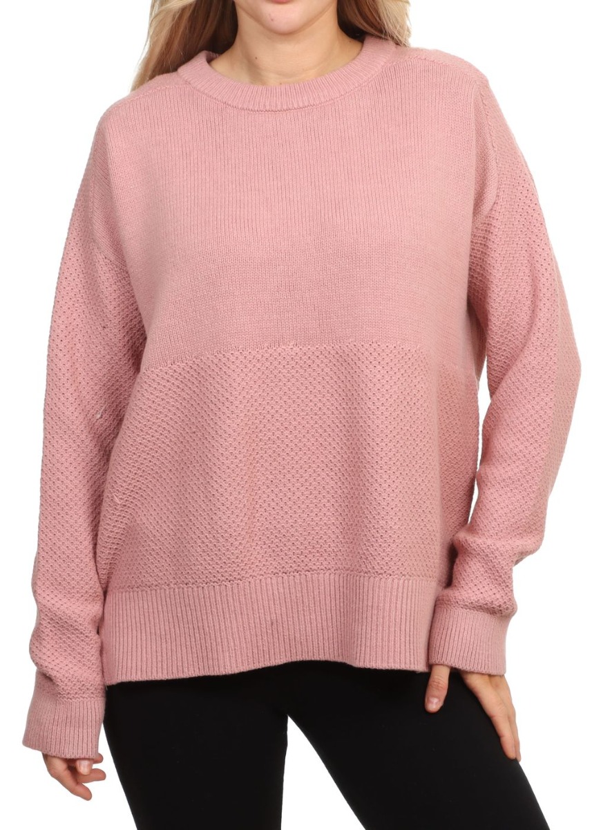 Passenger Cove Organic Knit Sweater Pink Haze