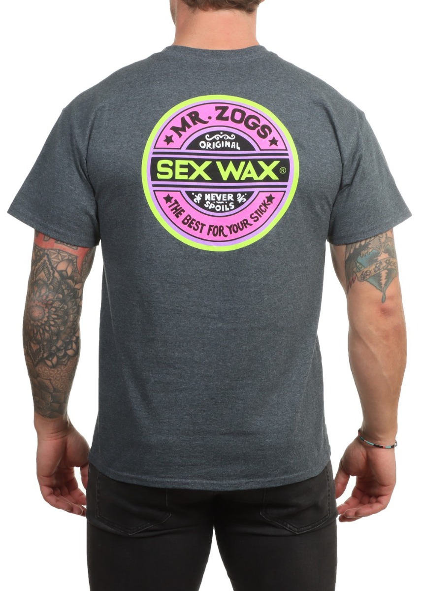 Sexwax Fluoro Tee Dark Heather