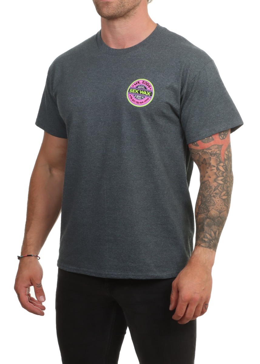 Sexwax Fluoro Tee Dark Heather