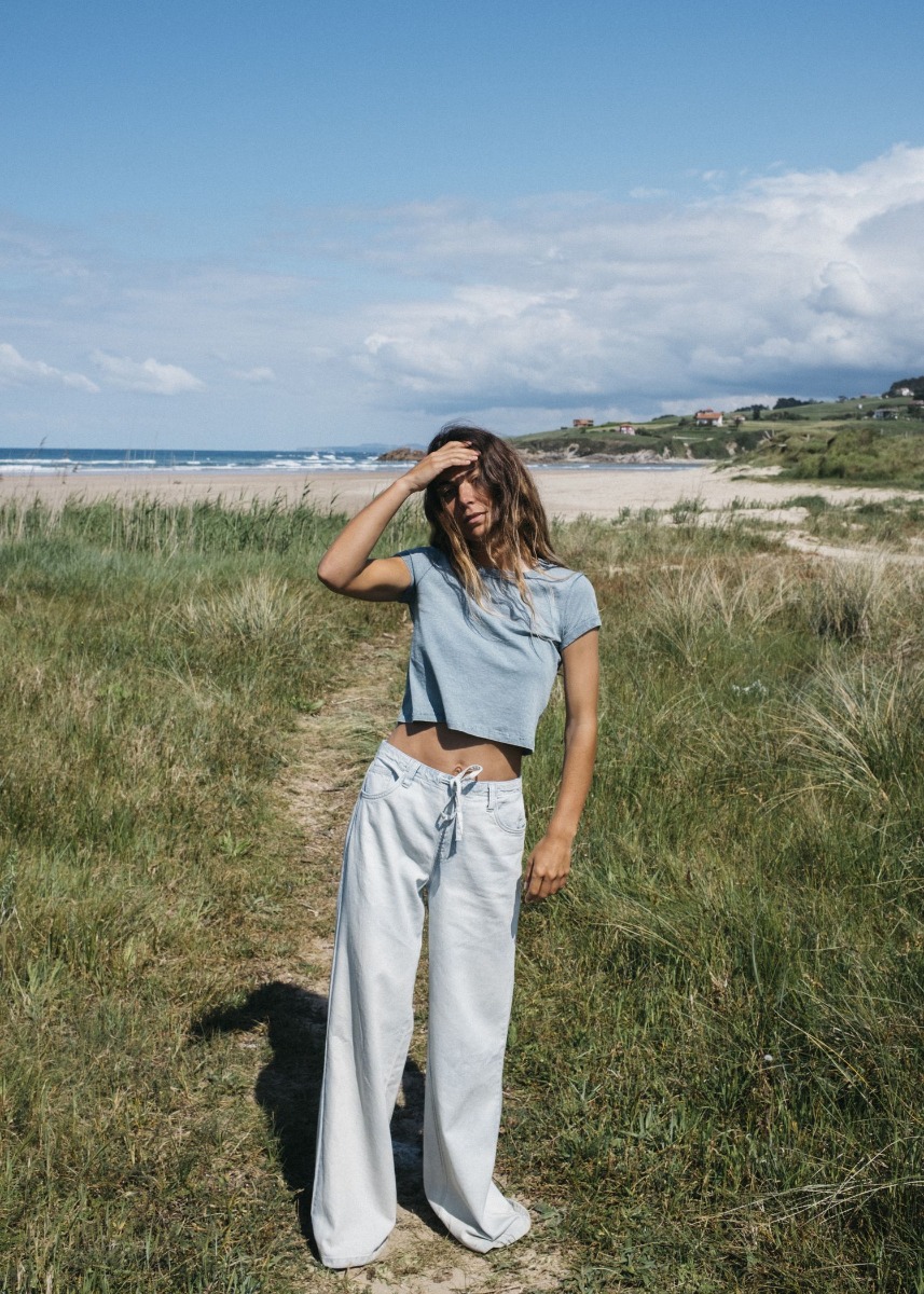 Billabong Daily Salt Washed Tee Mist Blue
