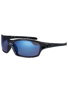 Bloc Daytona Sunglasses Shiny Black/Blue Mirror